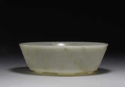 图片[2]-Jade brush washer with paired fish pattern, Qing dynasty (1644-1911)-China Archive